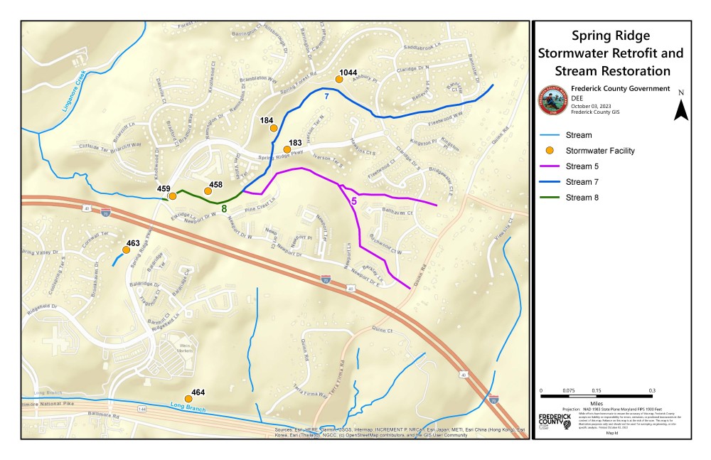 Spring Ridge Project Map